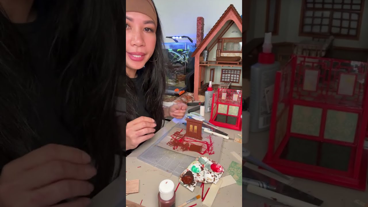 Crafting with Phebe is live! DIY miniature dollhouse builds