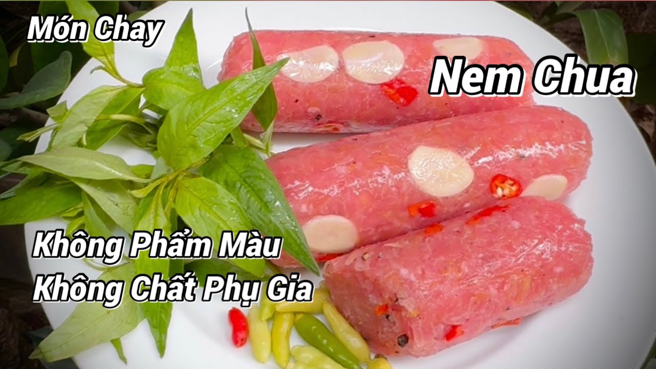 Làm “NEM CHUA CHAY” Không Hề Khó, Đơn Giản, Dễ Làm, Màu Đẹp, Không Chất Phụ Gia #180