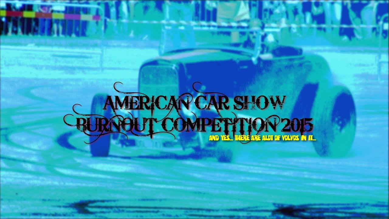 American Car Show Burnout Competition 2015