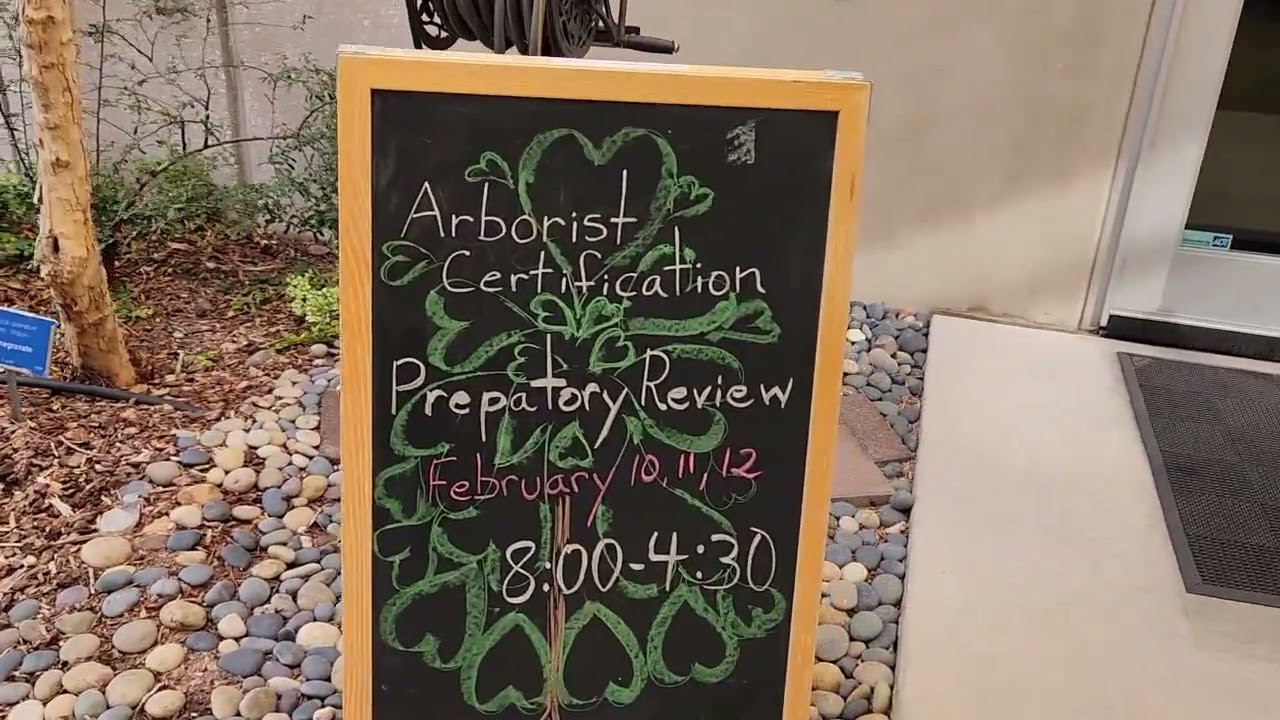 Arborist Certification Prep Class
