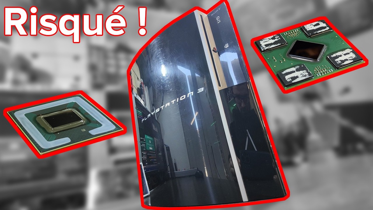 Maintenance risquée sur la PS3 d'un client ! Delid / Pâte thermique