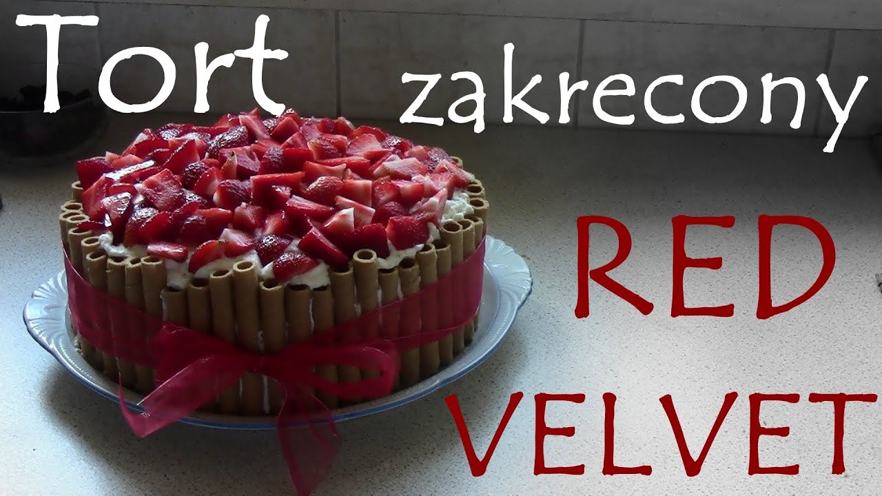 Tort - zakręcony red velvet! kajmanowa