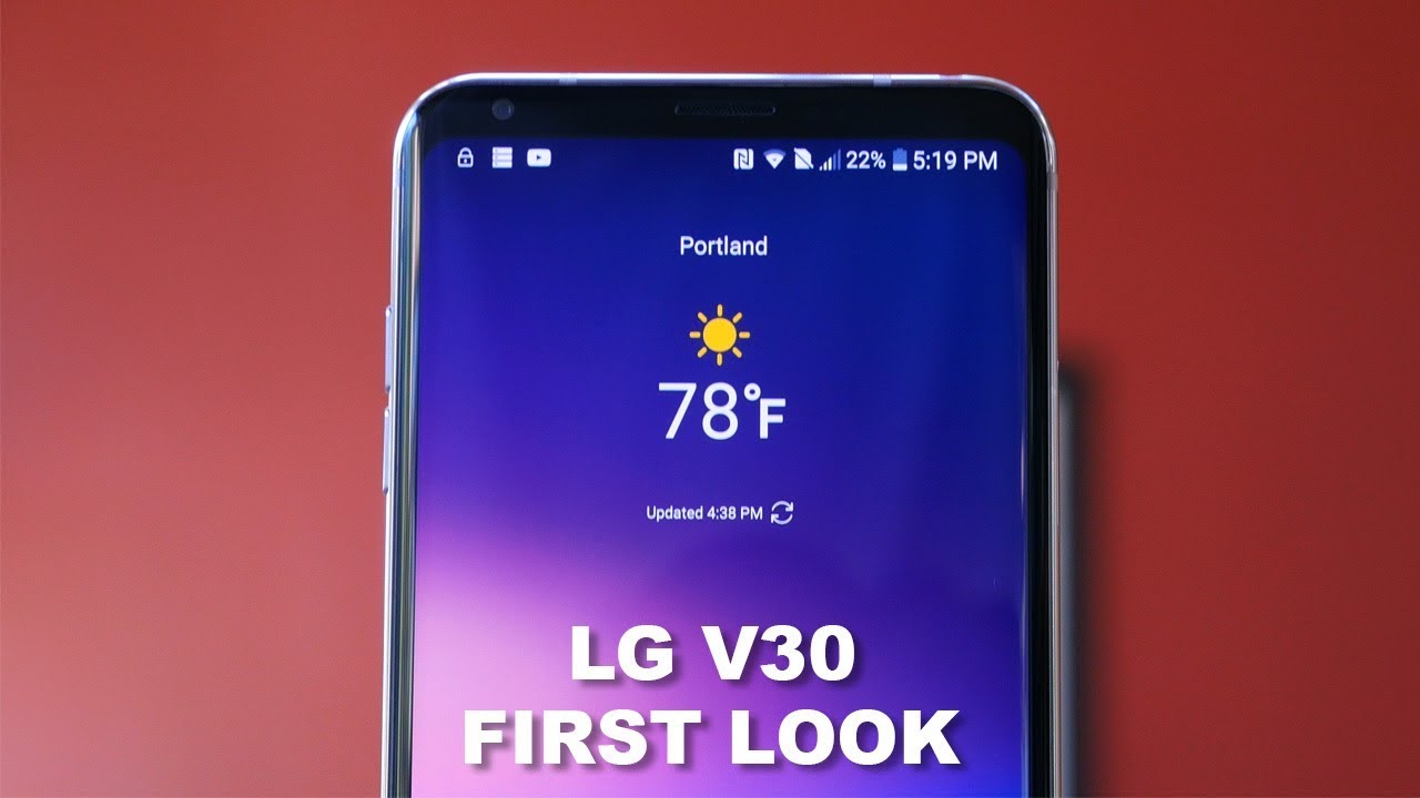 LG V30 First Look