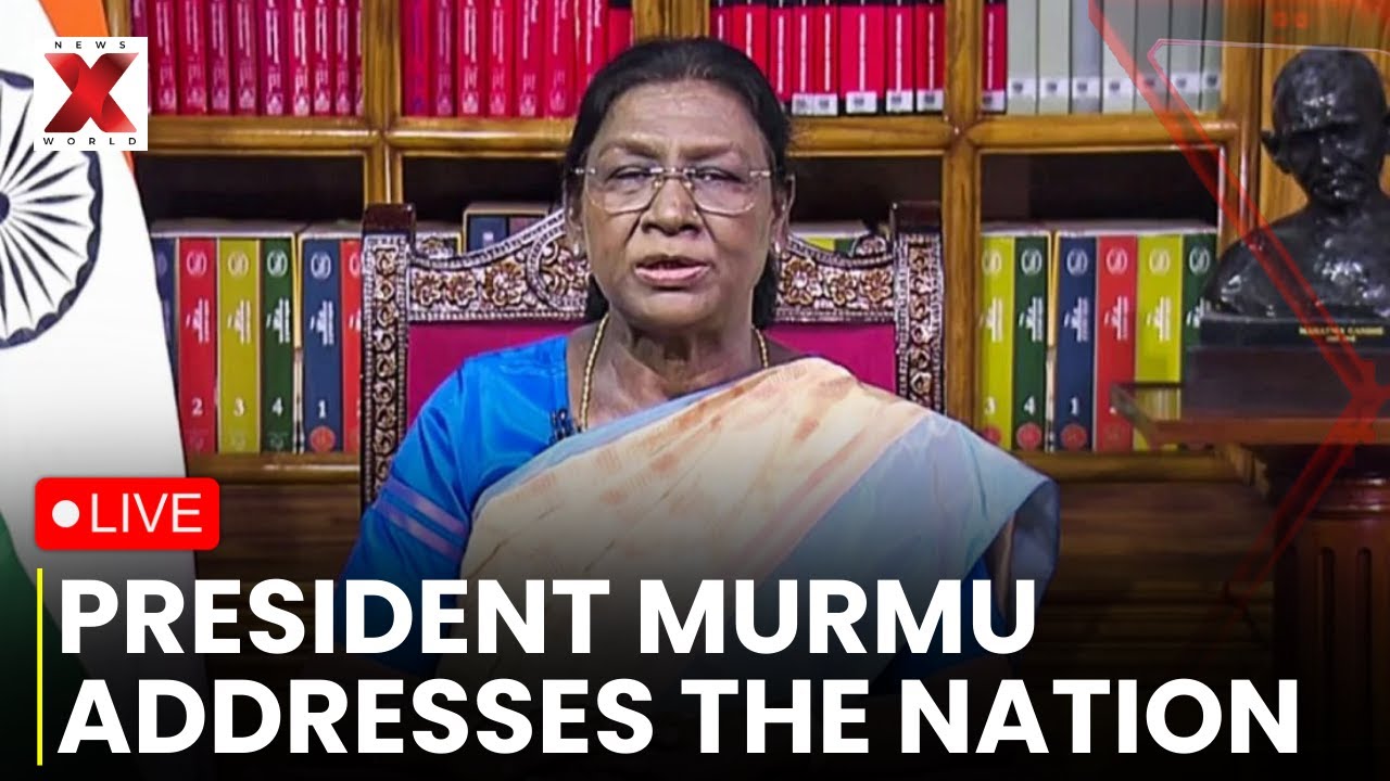 Droupadi Murmu LIVE: India President Murmu Addresses Nation Ahead Of 77th Republic Day