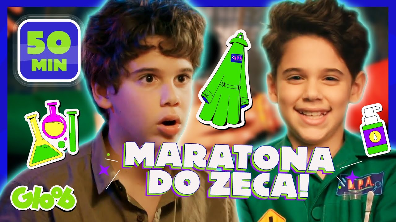 MARATONA ORDENADA DO DETETIVE ZECA! 🔬💚 | MARATONA INVESTIGATIVA | D.P.A. | Mundo Gloob