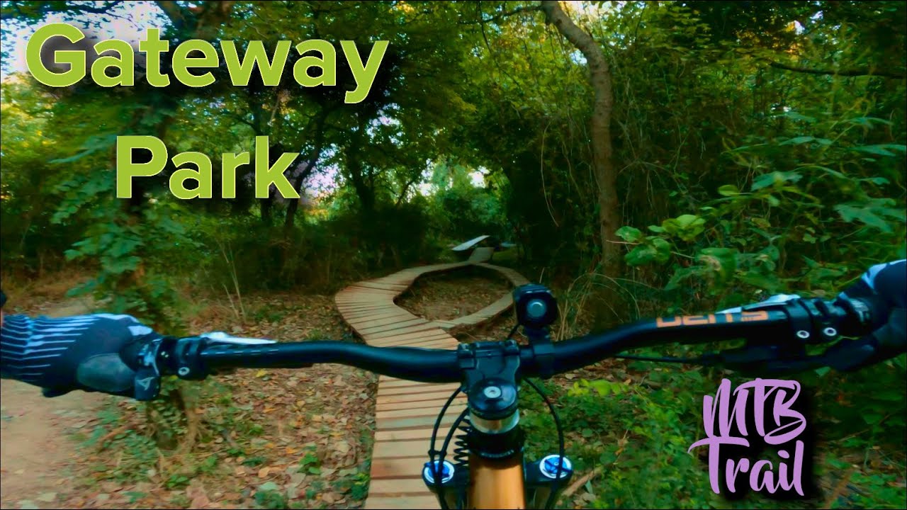 Fort Worth Gateway Park MTB trail FULL West loop