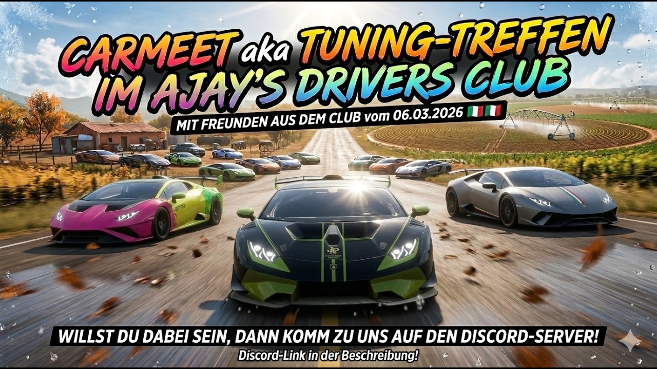 Ajay´s Drivers Club 🔥 DIE GRÖSSTE INVASION! | 4 Runden Carmeet & Tuning-Special [06.03.2026]
