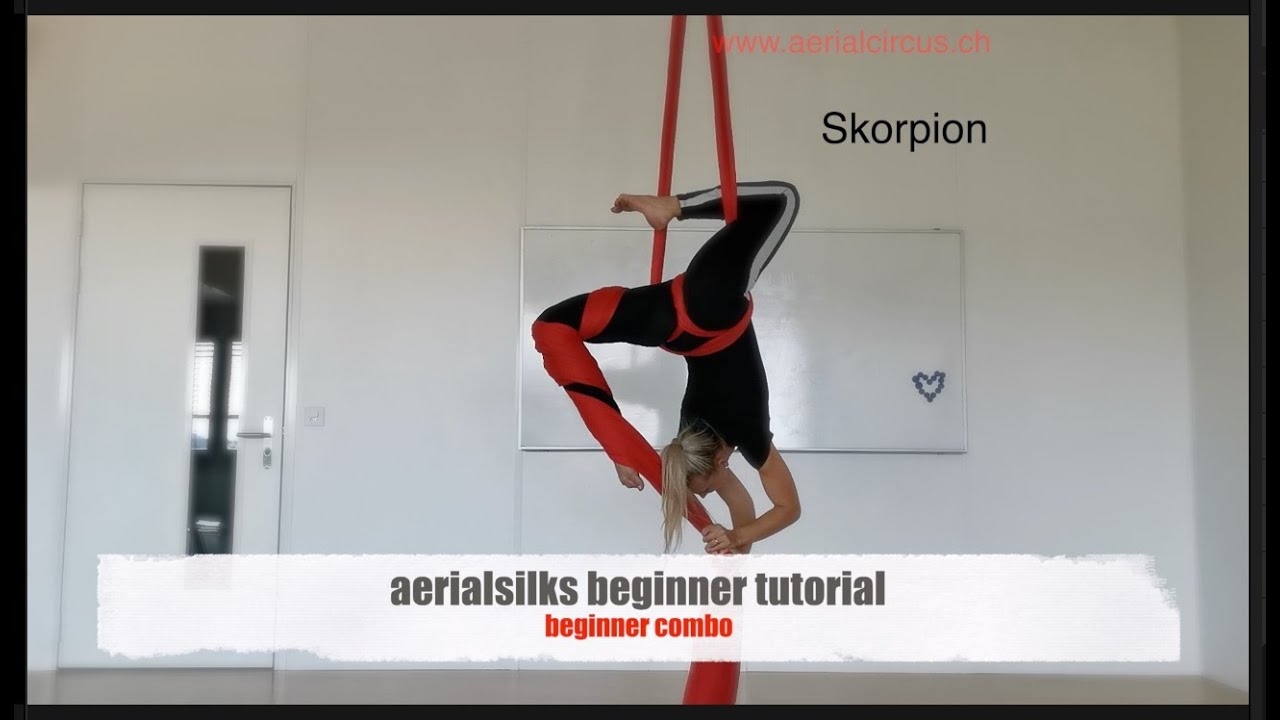 aerial silks tutorial combo for beginners