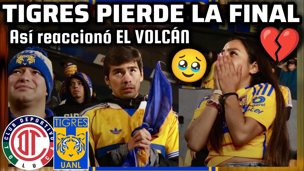 Así se vivió la derrota de TIGRES en el Estadio Universitario #ligamx #tolucafc #tigresuanl 