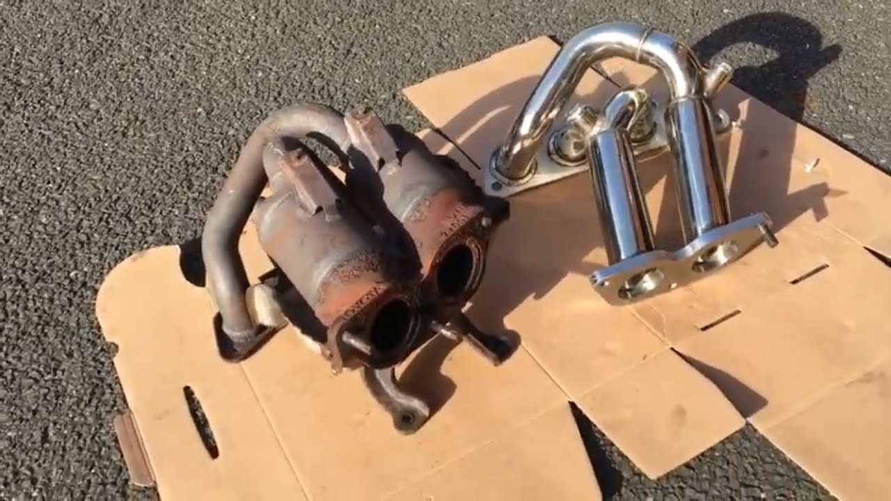 Toyota MR2 Roadster exhaust manifold replacement