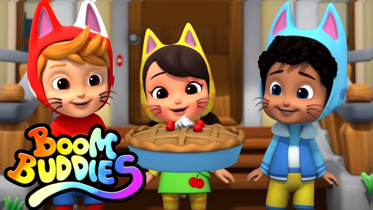 Tres pequeños gatitos Canciones infantiles y Dibujos animados Por Boom Buddies Español
