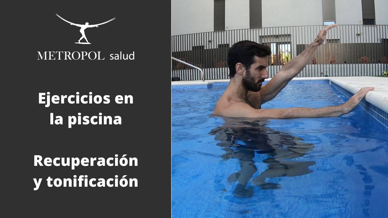 Ejercicios en la piscina: tonificación y recuperación de lesiones. ¡Ponte en forma en verano!