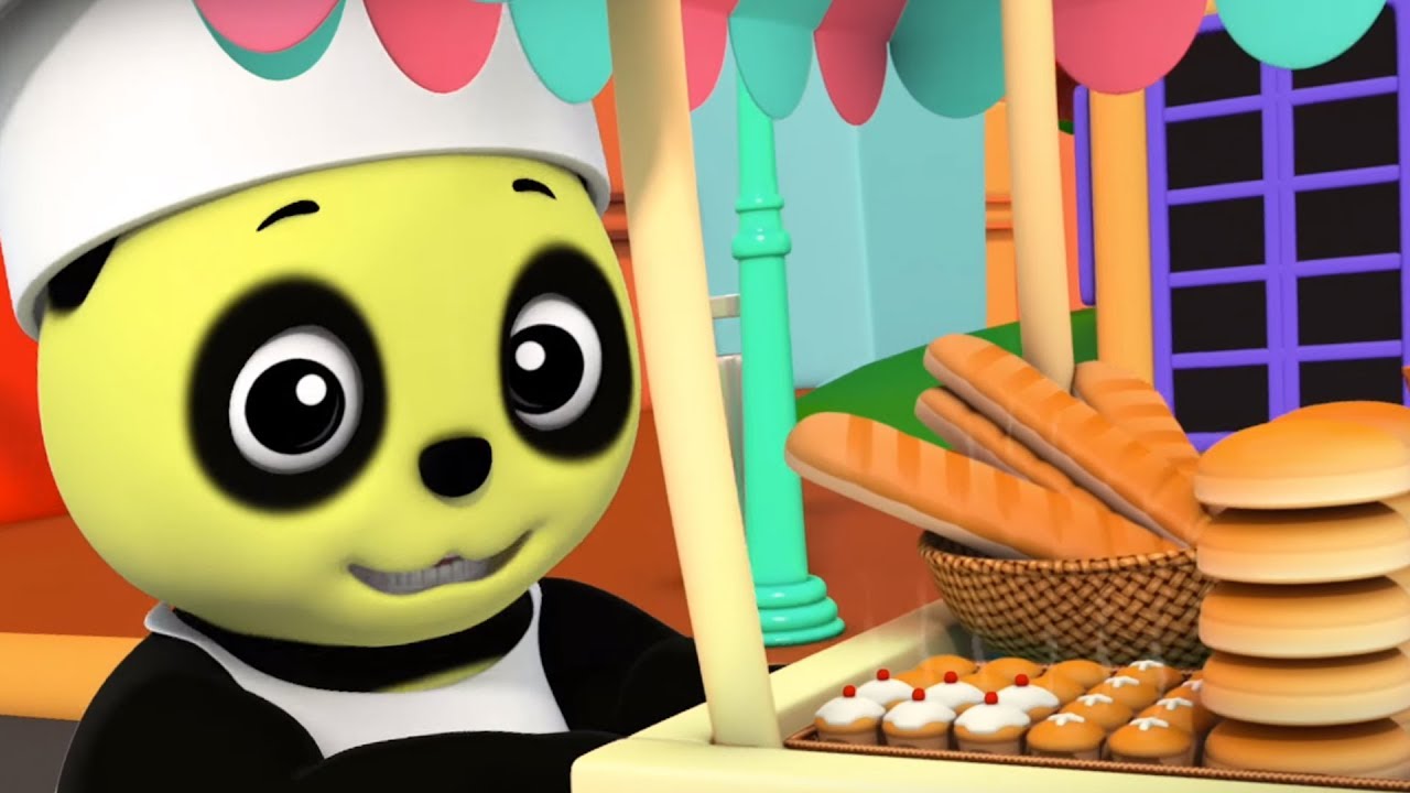 Hot Cross Buns | Nursery Rhymes For Kids | Children Songs | Baby Panda Song