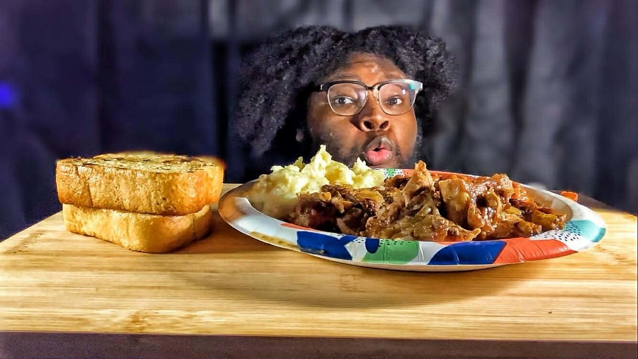 Crockpot Pork Chops Mukbang