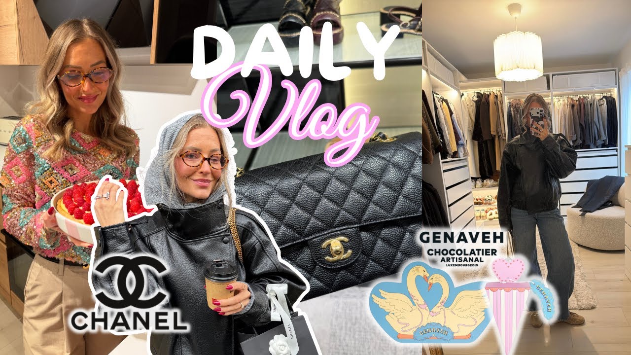 J'AI ESSAYÉ MON PREMIER SAC CHANEL! (+ SOIRÉE ENTRES VOISINS!!) | DAILY VLOG