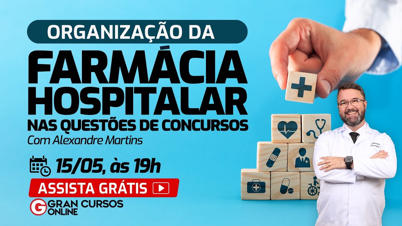 Organização da farmácia hospitalar nas questões de concursos