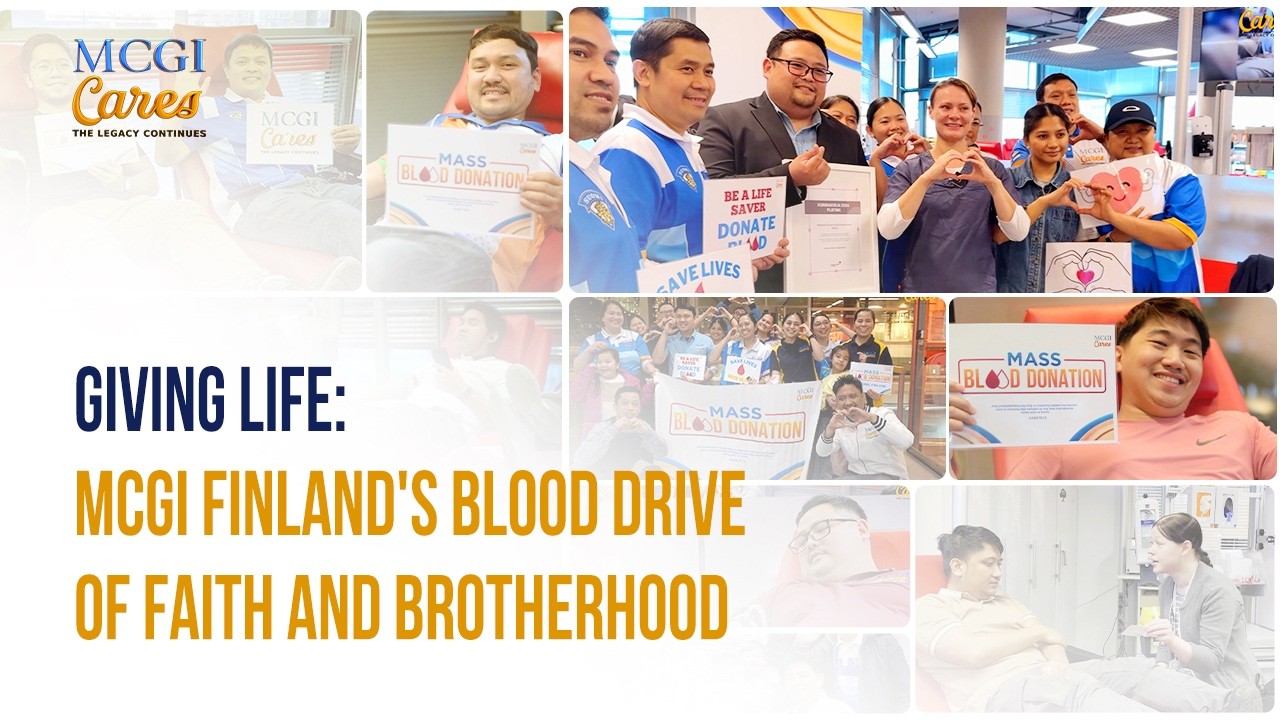 Giving Life: MCGI Finland's Blood Drive of Faith and Brotherhood | MCGI Cares