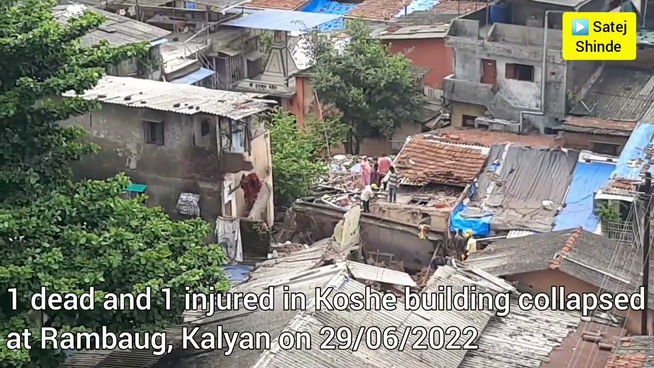 #KDMC #Kalyan #Rambaug #KosheBuilding #Collapse #Debris #FireBrigade #Rescue #Rain