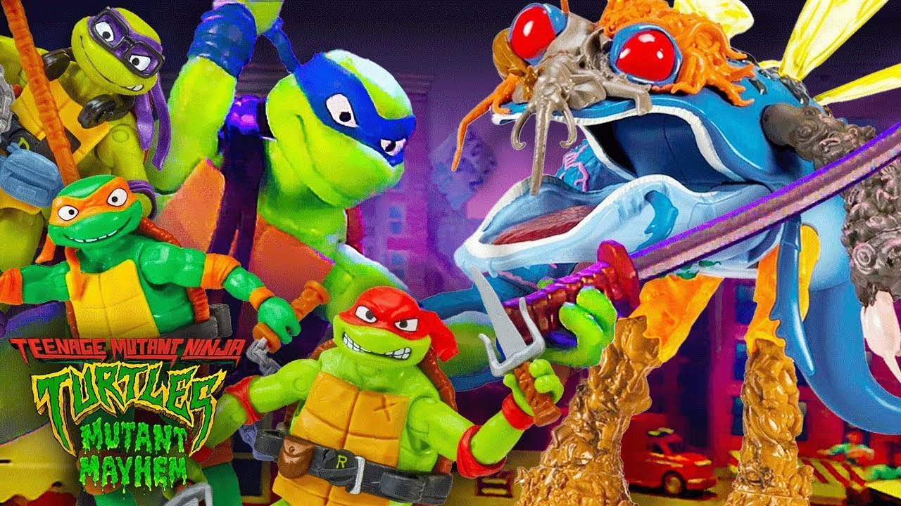 Ninja Turtle TOYS Fight A SUPER Mutant 😱 | Teenage Mutant Ninja Turtles: Mutant Mayhem