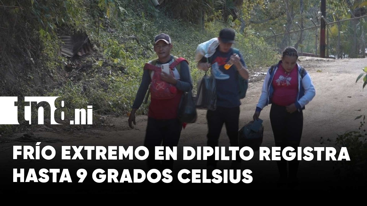 Frío intenso sorprende a Dipilto con temperaturas de hasta 9 grados