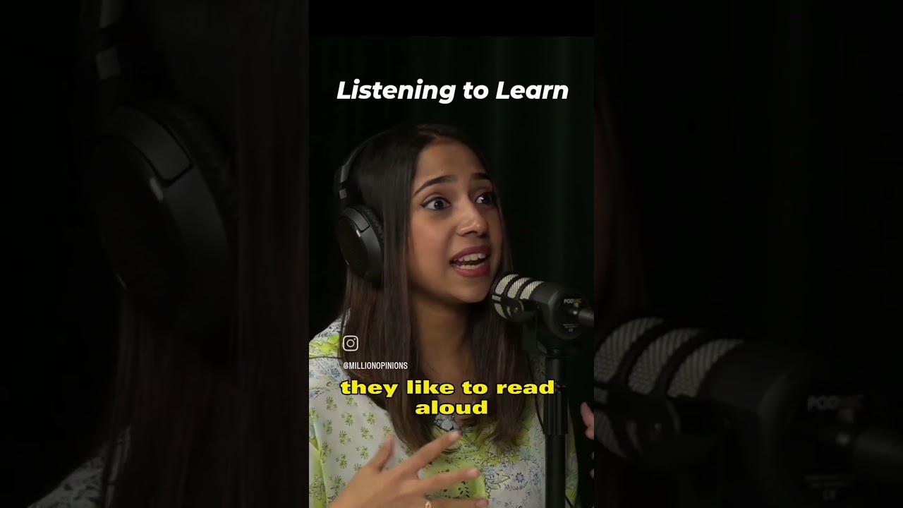 Listening to Learn - Auditory Learners. #millionopinions