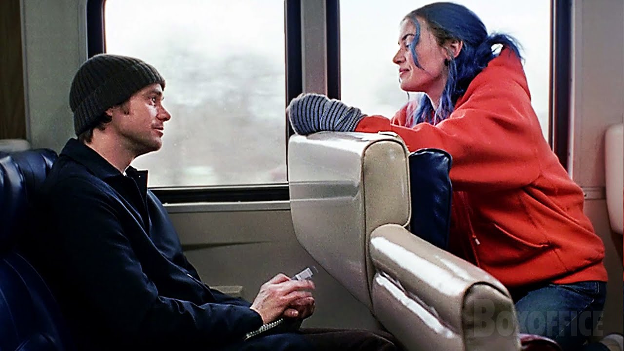 Joel y Clementine se encuentran en el tren | Eterno resplandor de una mente sin recuerdos
