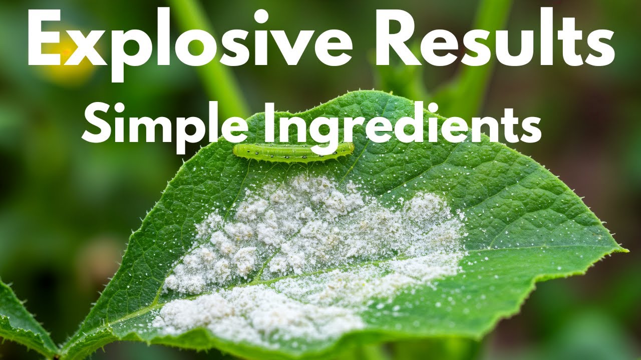 No More Powdery Mildew/Pests with These Easy Ingredients