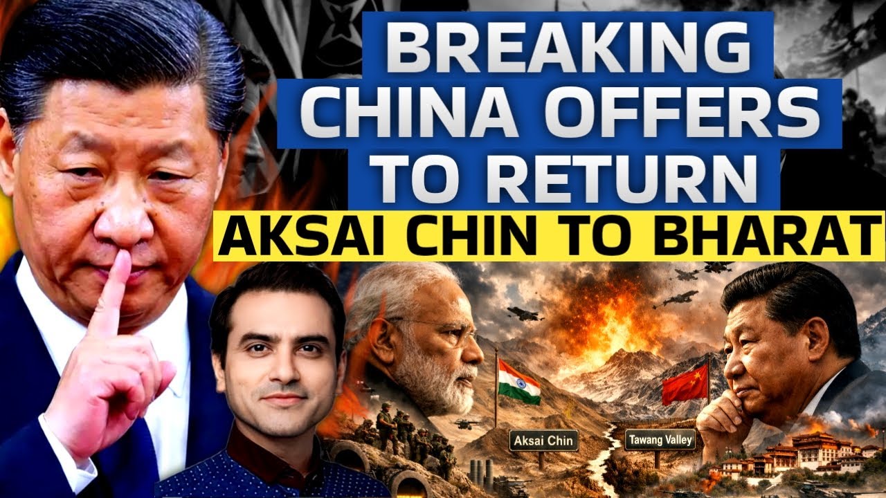 BREAKING: China OFFERS To Return AKSAI CHIN To Bharat | CWSJ-2941 | Sumeet Jain