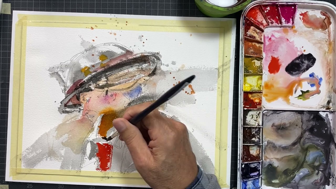 Portugal André Kano Acuarela y Tinta China