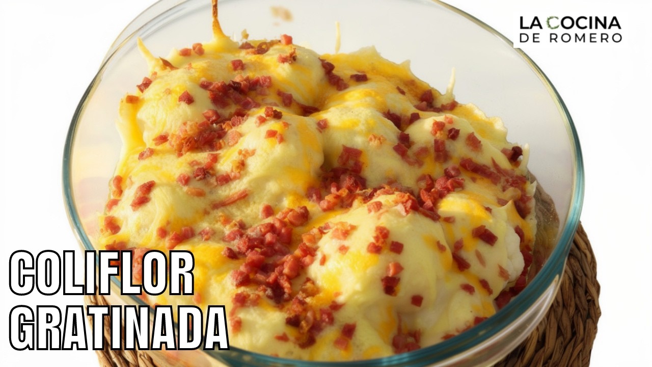Si no te gusta la coliflor, prueba esta receta y cambia de idea 🤤🔥