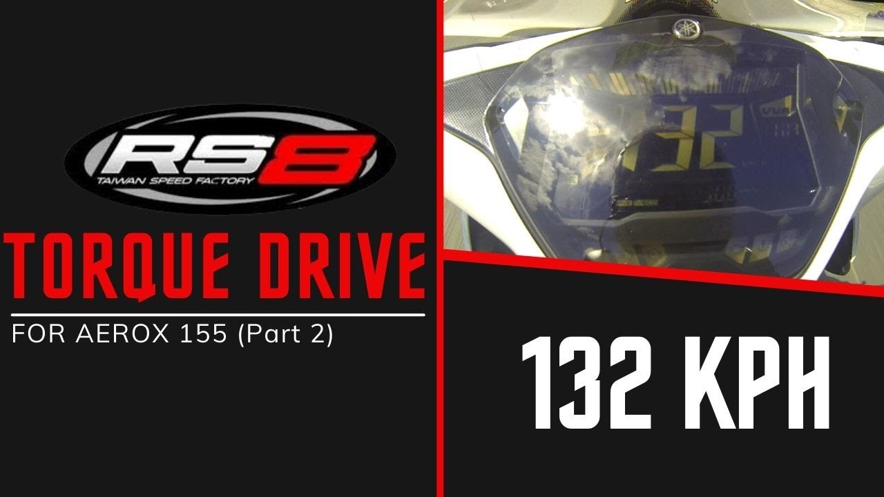 RS8 TORQUE DRIVE FOR AEROX 155 REVIEW(Part 2)