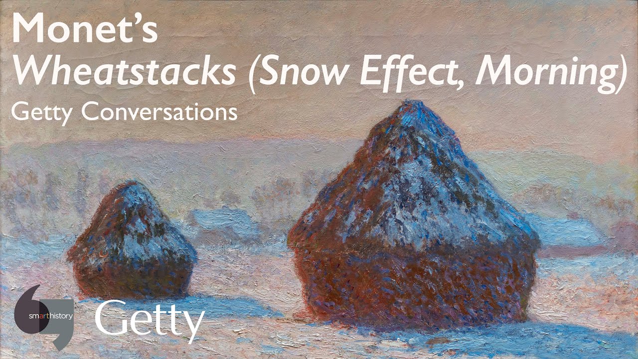 Monet's Wheatstacks (Snow Effect, Morning)
