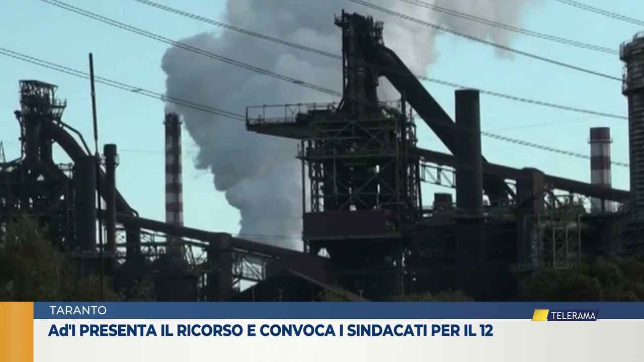 Taranto, Ad'I presenta il ricorso e convoca i sindacati per il 12