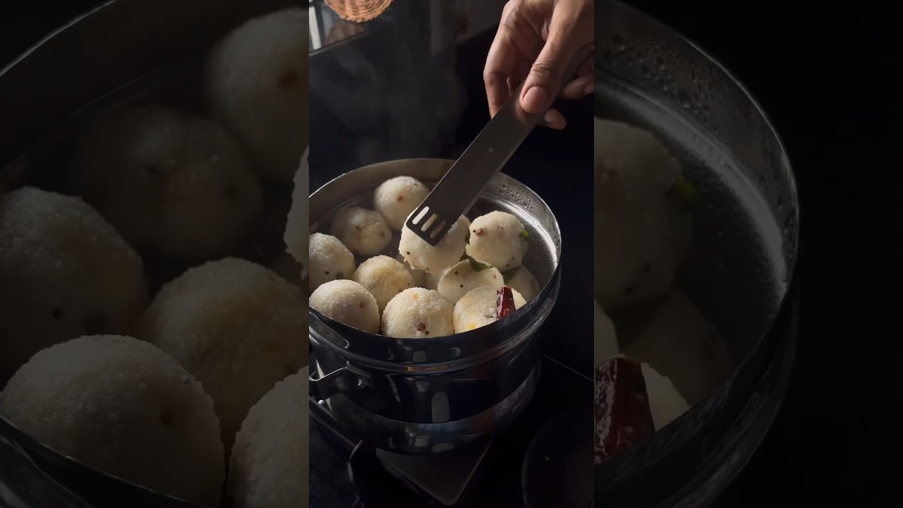 Pundi,usually a round shaped soft rice dumpling belonging to Mangalorean cuisine @karkerahema #udupi