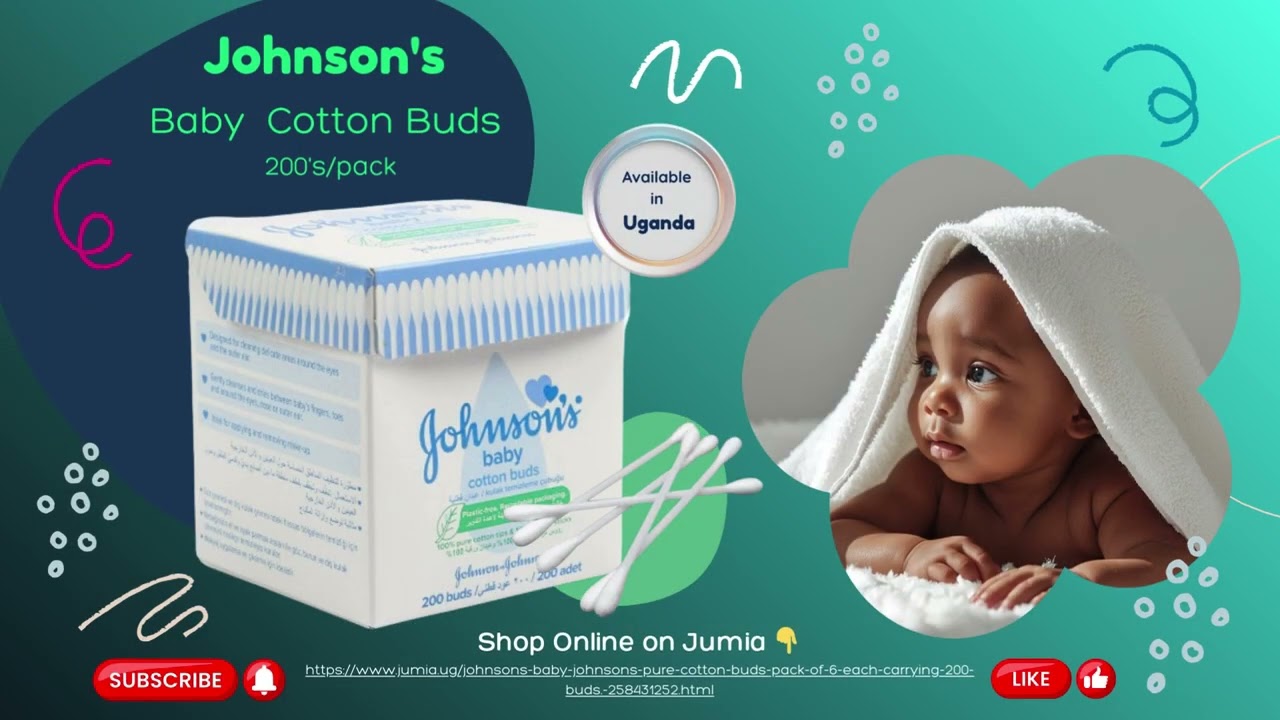 Safe, Soft & Baby-Approved ❤️🌼Johnson's Cotton Baby Buds 200's/pack #earbuds #johnsonsbaby