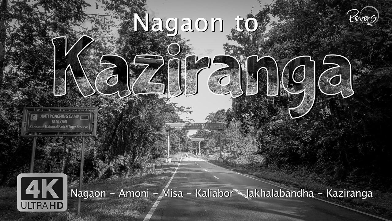 Guwahati to Kaziranga - EP2 | Nagaon to Kaziranga | Amoni, Kaliabor, Jakhalabandha |Assam - 4K Drive