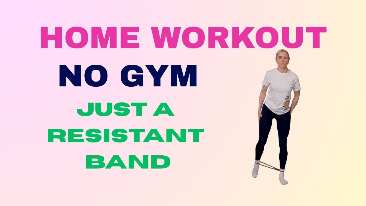 No Gym home workout with resistance / Easy but Challenging