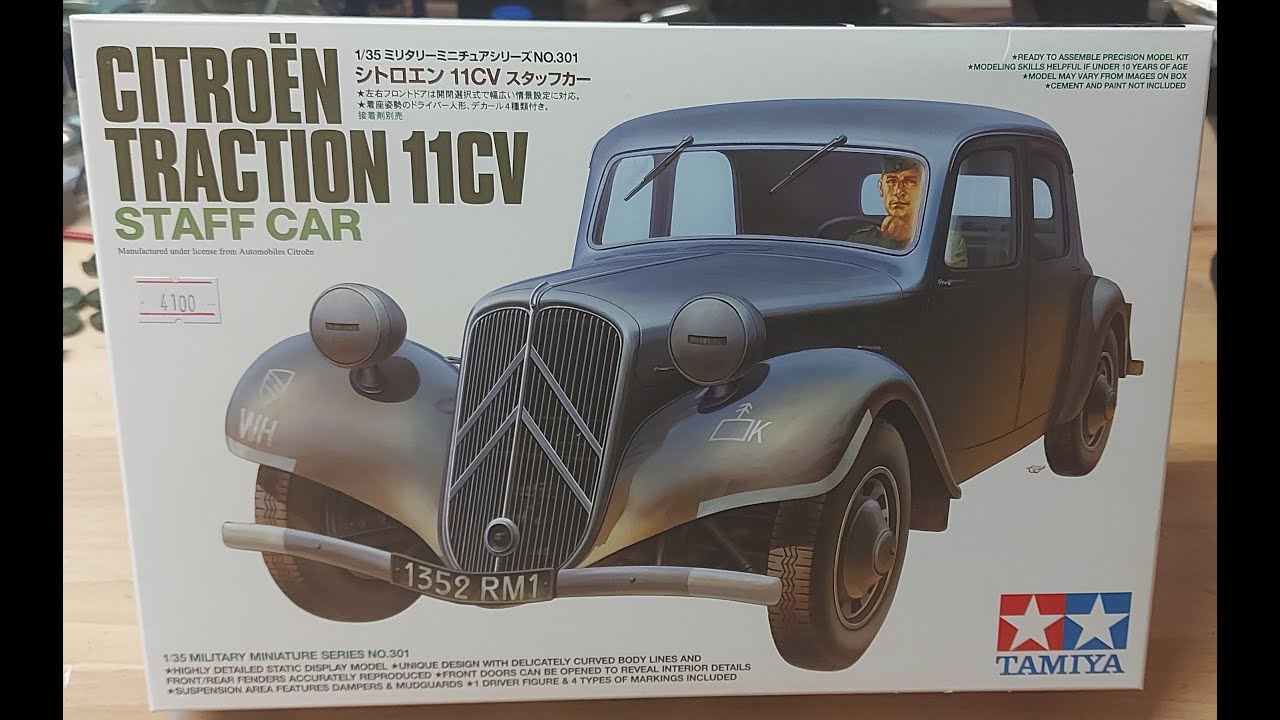 Tamiya 35301 1:35 Citroen Traction 11CV Staff Car Photo build