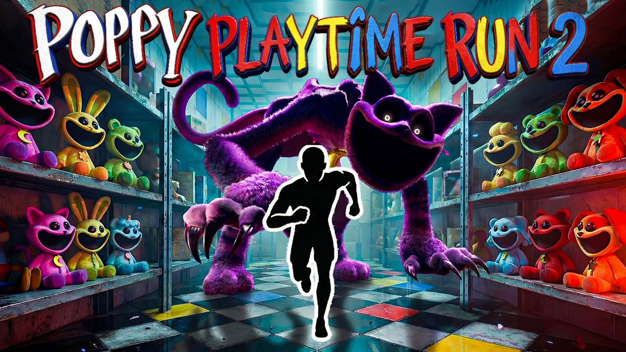 POPPY PLAYTIME RUN 2 Immersive Interactive Warm Up 🧸 | Escape CatNap! 🐈&zwj;⬛ | Viral Interactive Game