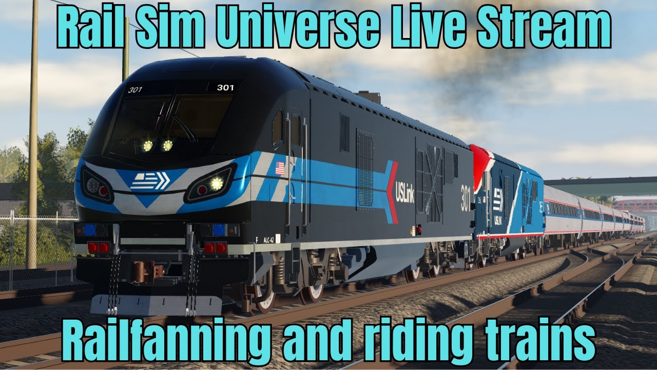 Riding trains and railfanning in RSU I guess