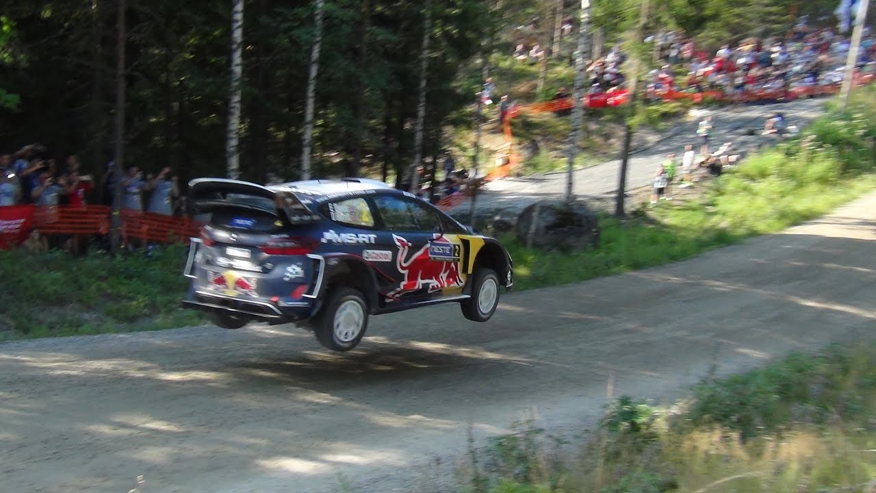 WRC Rally Finland 2018 SS3 Urria Big Jump