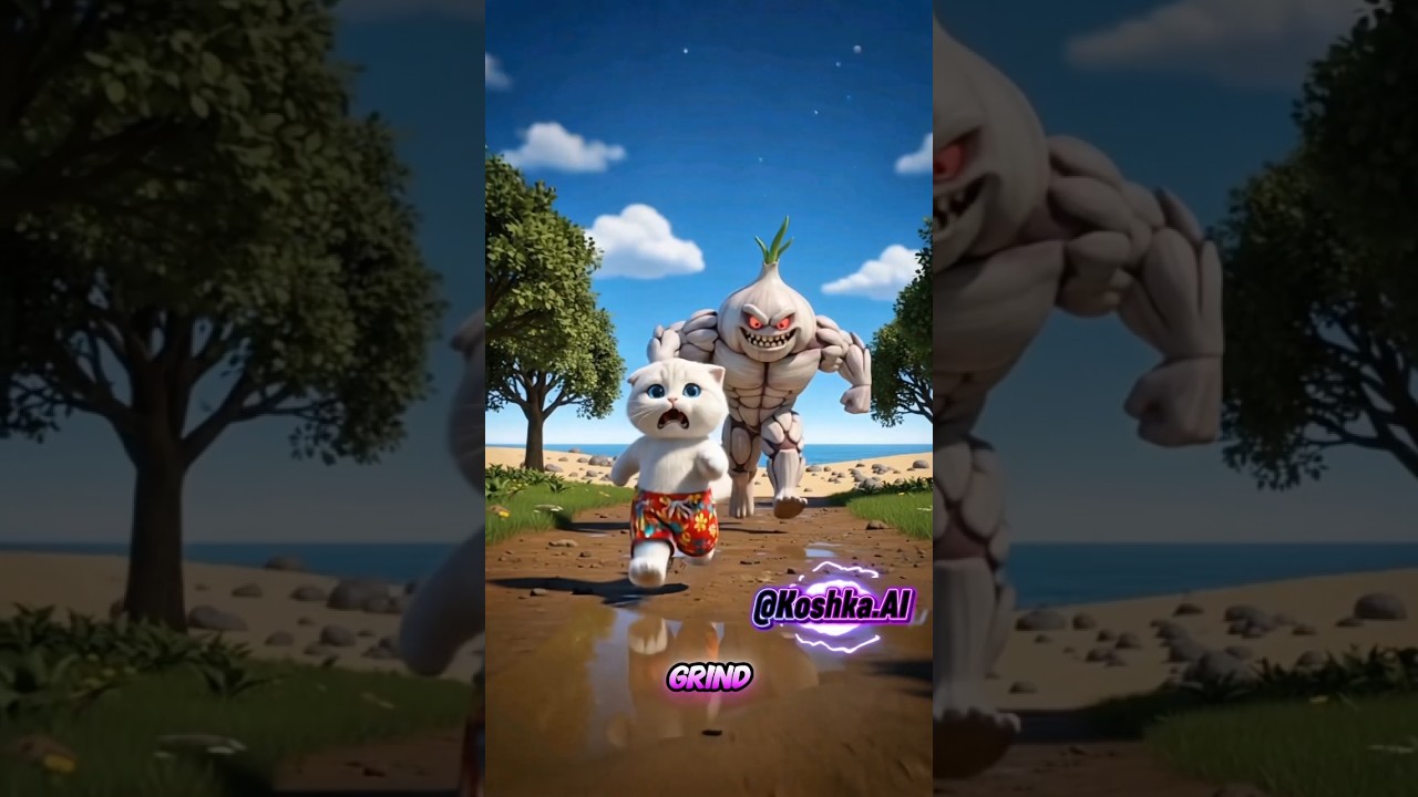 chased by onions monsters 