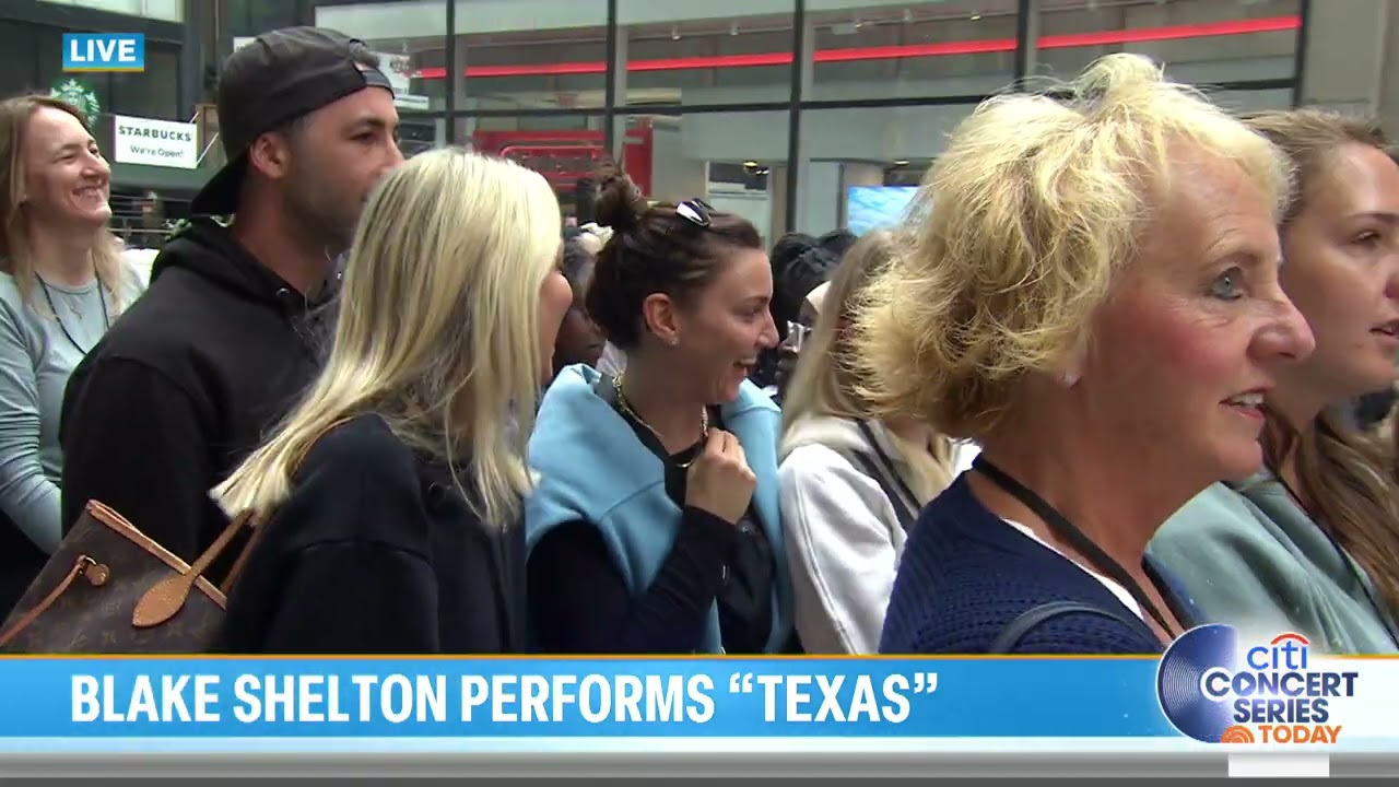 Blake Shelton Performs Texas On The Today Show