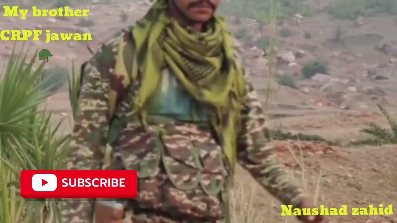 💪 My brother 🖕is CRPF jawan indian army 🪖 #video #crpf #indian #army 