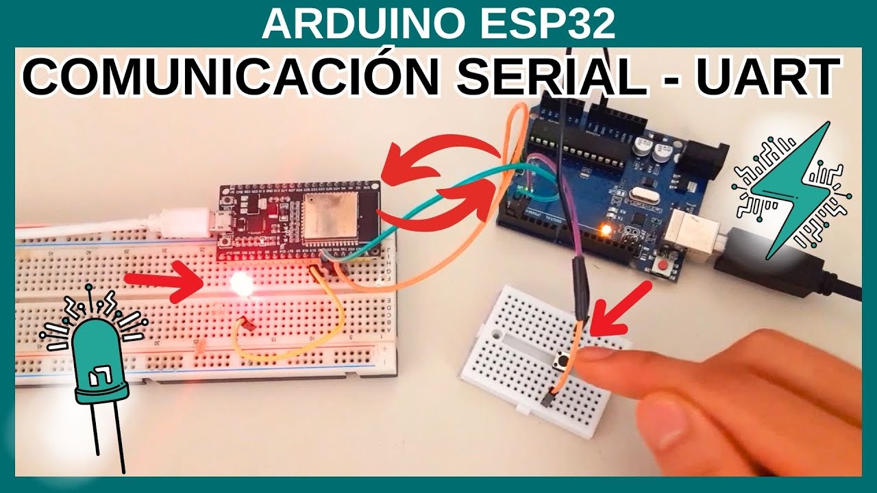 Cómo Comunicar Arduino con ESP32 usando Comunicación Serial (UART) - Tutorial Paso a Paso