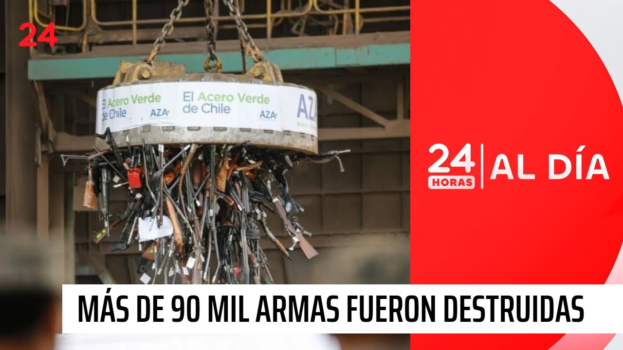 ¿Qué pasa con las armas incautadas? Este es el proceso después de ser destruidas | 24 Horas