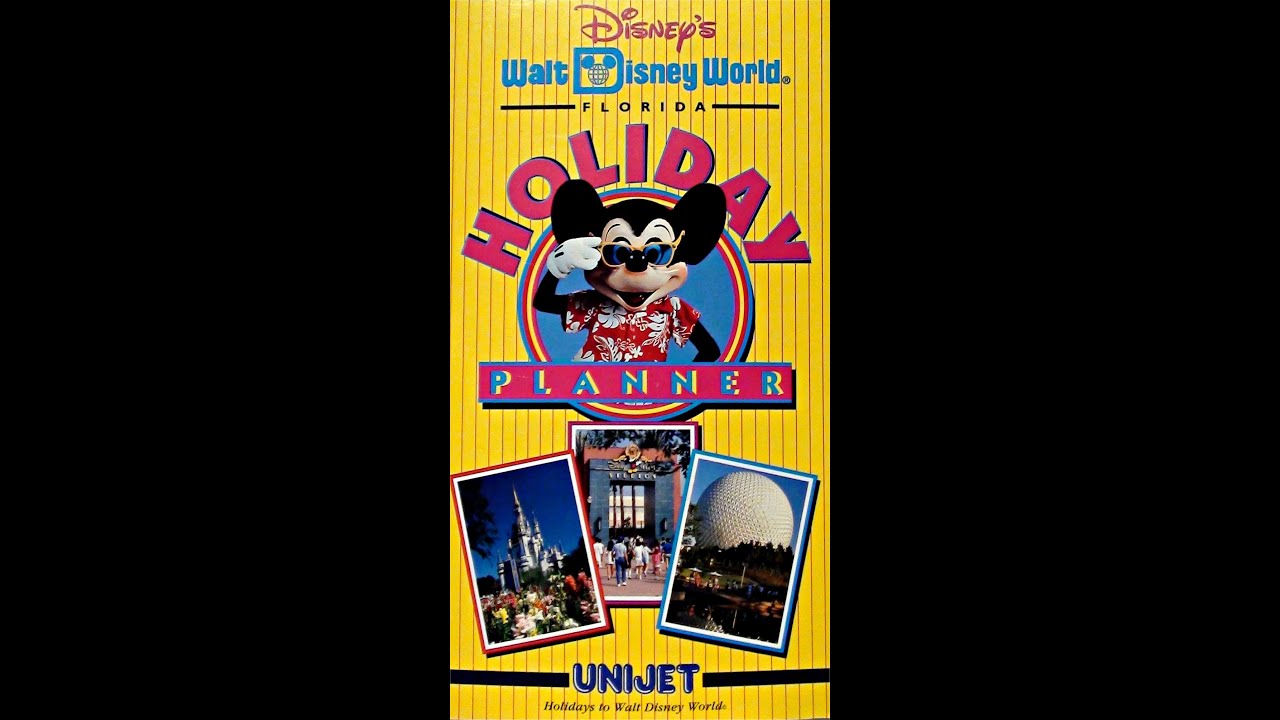 Walt Disney World Holiday Planner - UniJet (UK VHS 1994-95)
