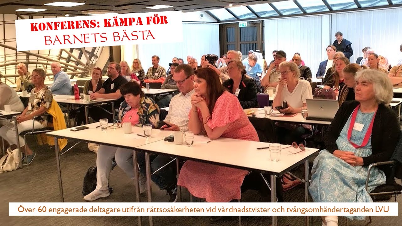 Bilder fr&aring;n v&aring;r succ&eacute;-konferens: K&auml;mpa f&ouml;r barnets b&auml;sta!