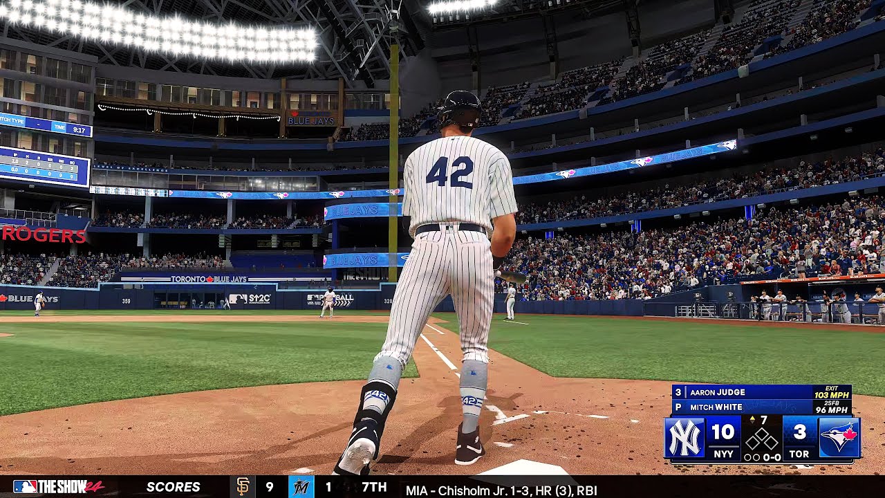 It's Jackie Robinson Day! - MLB THE SHOW 24 New York Yankees Vs Toronto Blue Jays (PS5) 4K