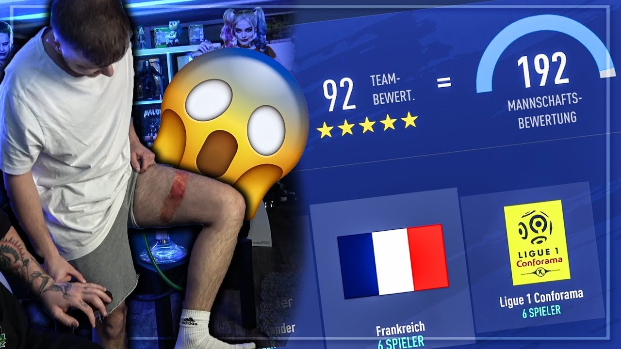 191 oder OBERSCHENKEL TSCHAU 🔥😱 FIFA 19 Fut Draft Battle vs Hantelbrother